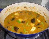 A picture of step 8 of Authentic Malaysian Style Vegetable Curry.