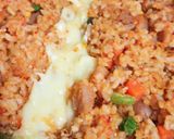 Foto langkah ke 7 dari resep Kimchi Bokkeumbap (Nasi Goreng Kimchi).
