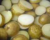 A picture of step 3 of Sweet Potatoes with Butter Soy Sauce.