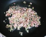 A picture of step 2 of Pork Sauté with Creamy Tomato Cheese Sauce.