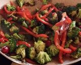 A picture of step 6 of Spaghetti Squash and Sausage Broccoli Bake.