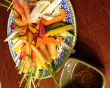A picture of step 4 of Bagna Cauda/ Warm Garlic Anchovy Dip.