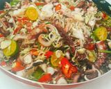Hình bước làm 5 của món Bạch Tuộc Ngâm Sả Tắc