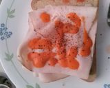 A picture of step 3 of Dean's Hell Raiser Turkey Sandwich.