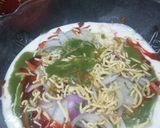 A picture of step 5 of Oats Tikki Chaat.