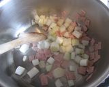 A picture of step 3 of Asparagus and Cheese Risotto from Germany.