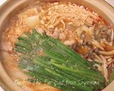 A picture of step 9 of Pork Kimchi Hot Pot with Delicious Soup.