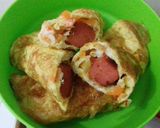 Foto langkah ke 9 dari resep Dadar telor isi sosis.