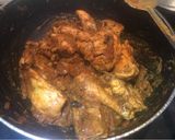 A picture of step 8 of Kerala chicken curry.