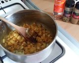 A picture of step 3 of Vickys No Fuss Lentil Curry, GF DF EF SF NF.
