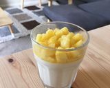 A picture of step 7 of No bake mango cheese cake mousse 🥭.