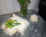 A picture of step 5 of Sandwich cake.