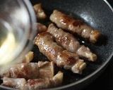 A picture of step 5 of Pork-Wrapped King Oyster Mushrooms With Salt-Based Sauce.