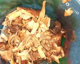 A picture of step 1 of Mushrooms stew.
