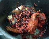 A picture of step 1 of Leftover Meat With Mustard Green Stew / CHAI BUEY.