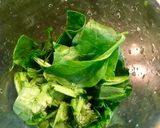 Hình bước làm 1 của món Cơm bó xôi