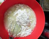 A picture of step 1 of Eggless Waffle.