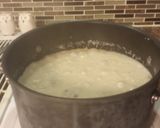 A picture of step 7 of Cheeseburger Chowder.