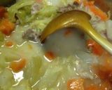 A picture of step 6 of Creamy Cabbage and Daikon Radish Stew in a Pressure Cooker.