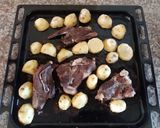 A picture of step 3 of Grilled Lamb Chops and Potatoes #themechallenge.