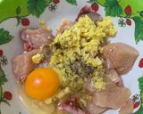 Hình bước làm 2 của món Gà sốt bắp + rau, củ, quả nướng keto