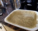 A picture of step 3 of Baked mac and cheese pie.