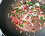 A picture of step 2 of Rice Omelette That Won't Get Soggy! Using a Special Technique.