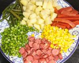 A picture of step 1 of Italian Vegetables Salad 🥗🥗.