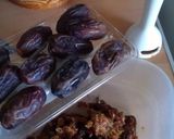 A picture of step 1 of Vickys Double Chocolate & Raspberry Squares GF DF EF SF NF VEGAN.