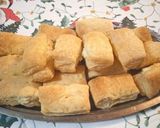 Pas rețetă Foietaj cu brânză dulce 2 fotografie