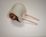 A picture of step 2 of Ume-Chikuwa Rolls for Bento.