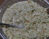 A picture of step 3 of Okonomiyaki - Kansai-style.