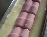A picture of step 9 of Strawberry Heart No-Bake Cheesecake.