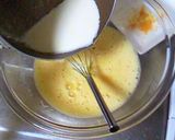 A picture of step 4 of Orange Custard Pudding.