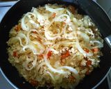 A picture of step 6 of Teriyaki mashed tofu omellete.