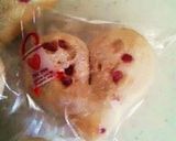 A picture of step 12 of Sakura-Coloured, Heart-Shaped White Bread.