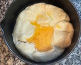 A picture of step 3 of Black Sesame Tapioca Bread.
