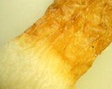 A picture of step 2 of An Easy Snack! Chikuwa Fish Sticks and Pickled Red Ginger Rolls.