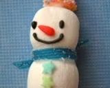 A picture of step 6 of Marshmallow Snowmen.