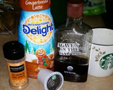 A picture of step 1 of Cc's Spiced up Latte.