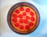 A picture of step 5 of Cherry Blossom Mousse Cake.