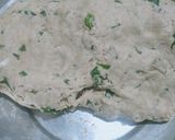 A picture of step 1 of Methi puri.