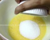 รูปขั้นตอนการทำที่ 1 ของ เค้กชาเขียวสูตรนึ่งกน้าแตกเนื้อนุ่ม