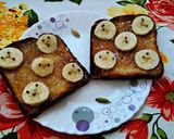 A picture of step 4 of Easy to make - Banana and Honey Sandwich.