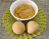 A picture of step 3 of Eggless Chikoo Cake.