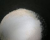 A picture of step 1 of Skye's grits and eggs.