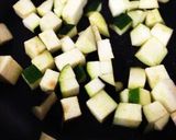 A picture of step 2 of Eggplant, Avocado & Tomato Summer Rice.