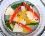 A picture of step 9 of Radish and Pear Mul (Water) Kimchi.