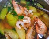 Hình bước làm 2 của món Dưa hường nấu tép