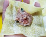 รูปขั้นตอนการทำที่ 3 ของ เกี๊ยวน้ำหมูกุ้งสับ